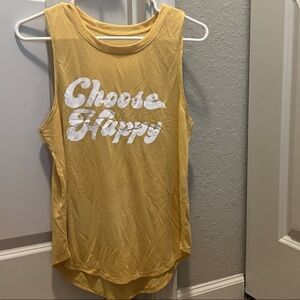 Yellow Choose Happy Tank